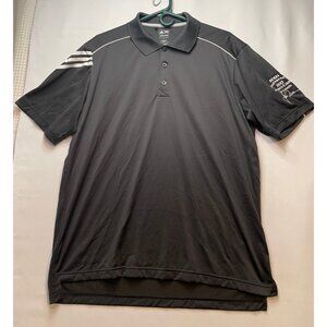Adidas Golf polo shirt mens large climacool short sleeve 2013 Caan black